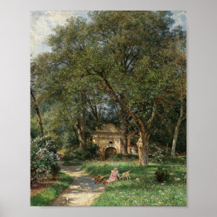 Póster En el parque del castillo   Hugo Darnaut