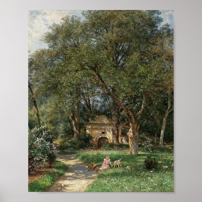 Póster En el parque del castillo | Hugo Darnaut (Frente)