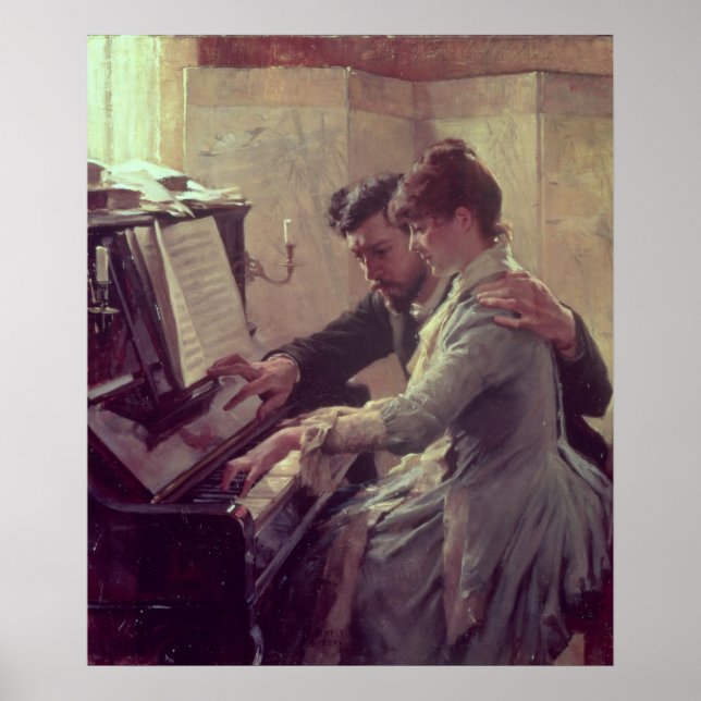 Póster En el piano (Frente)