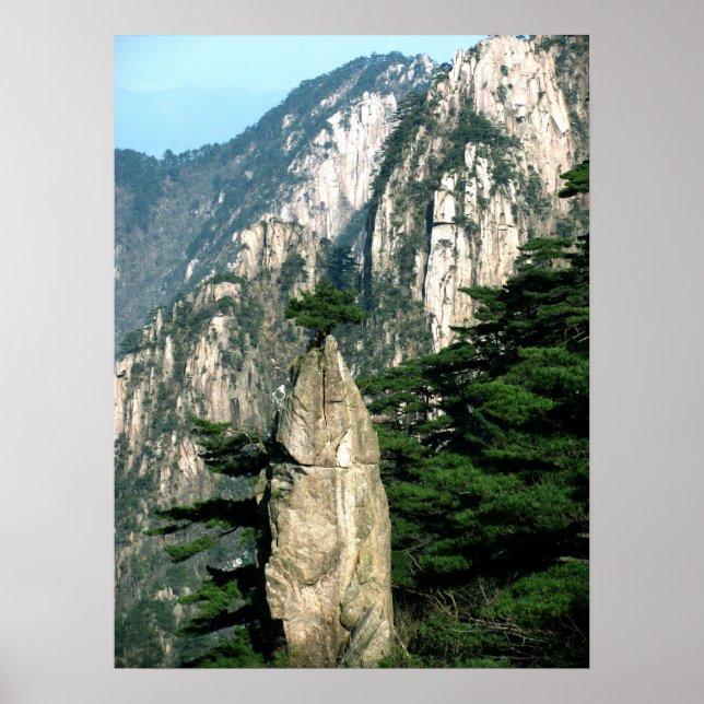 Póster En el pico - Huangshan (Frente)