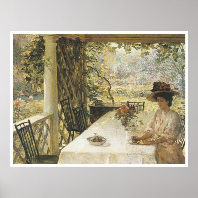 Póster En El Porche, 1908 (Frente)