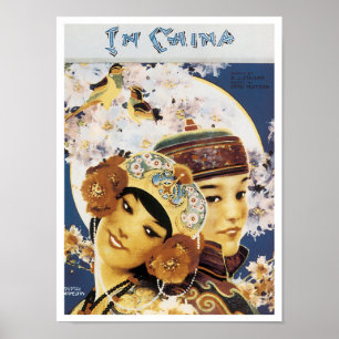 Póster En el poster de China