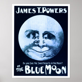 Póster En el Poster del Teatro de la Luna Azul