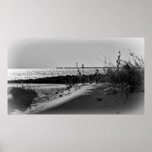 Póster En el punto negro