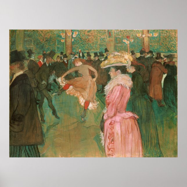 Póster En el Rojo: La Danza Toulouse-Lautrec (Frente)