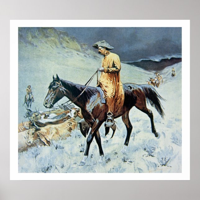 Póster En el sendero (aceite sobre lienzo) (Frente)