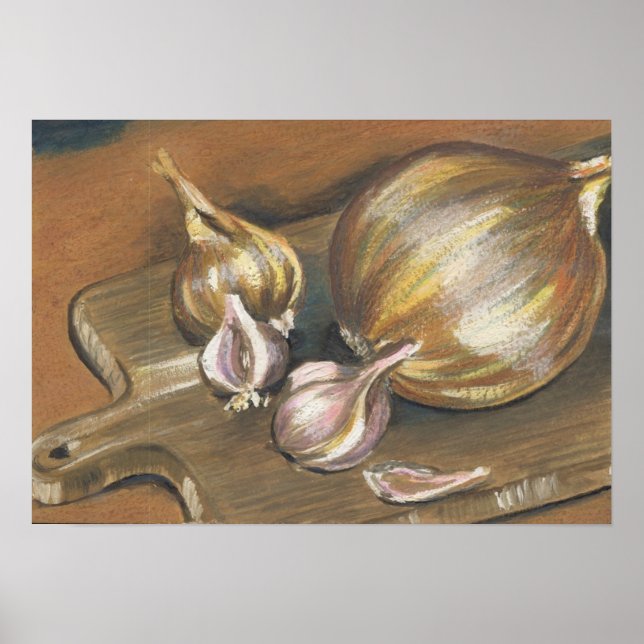 Póster En el tablero de compras (Frente)