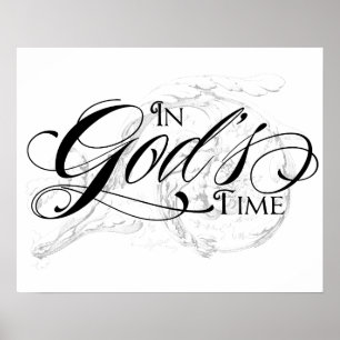 Póster En el tiempo de Dios