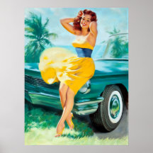 En el Vestido Amarillo Pin Up