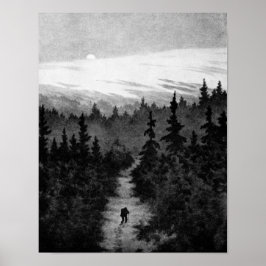 Póster En el Woods Theodor Kittelsen