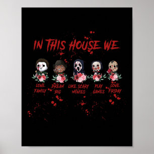 Póster En Esta Casa Amamos A La Familia Soñar Gran Amor V