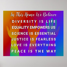 Póster En Esta Casa Creemos