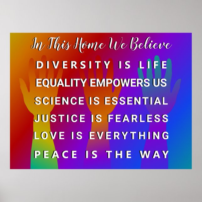 Póster En Esta Casa Creemos (Frente)