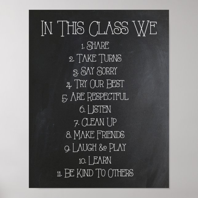 Póster En Esta Clase... (Frente)