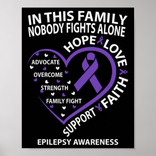 Póster En esta familia nadie lucha contra la epilepsia Al