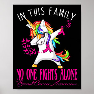Póster En Esta Familia Nadie Lucha Solo Contra El Cáncer