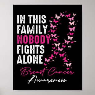 Póster En Esta Familia Nadie Lucha Solo Contra El Cáncer