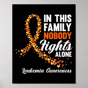 Póster En esta familia nadie lucha solo contra el cáncer 