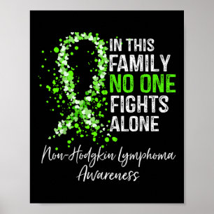 Póster En Esta Familia Pelea Sola Linfoma No Hodgkin