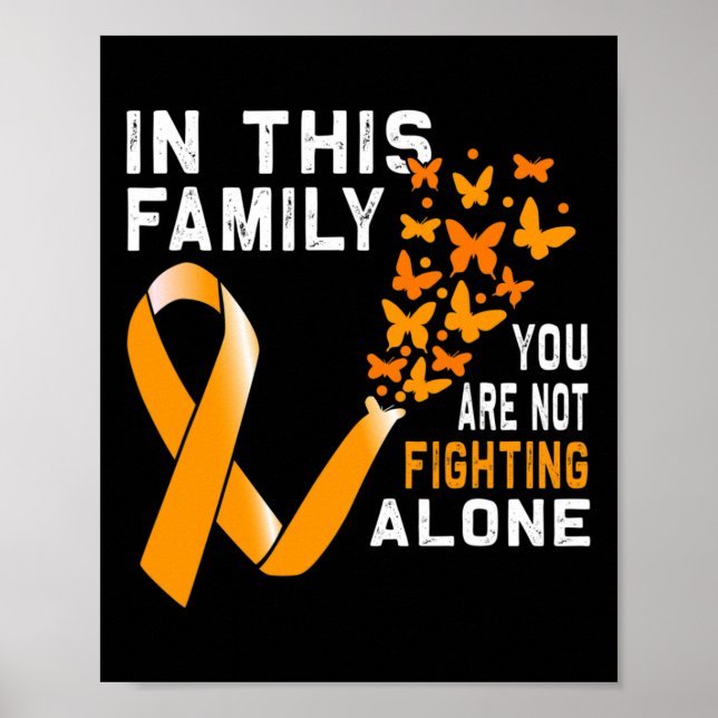 Póster En esta familia que no lucha contra la leucemia de (Frente)