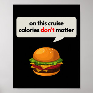 Póster En este crucero de calorías no se quema el Pegatin