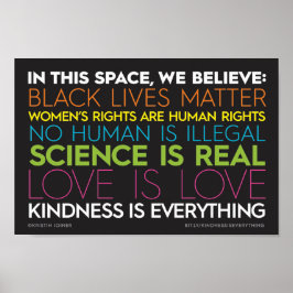 Póster En Este Espacio... La Amabilidad Es Todo Rótulo