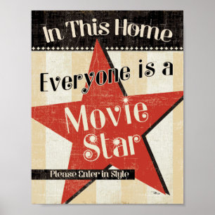 Póster En este hogar cada una es una estrella