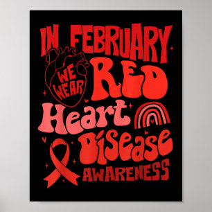 Póster En Febrero Usamos Conciencia Sobre La Enfermedad D