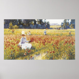 Póster En Flandes Field, Robert Vonnoh