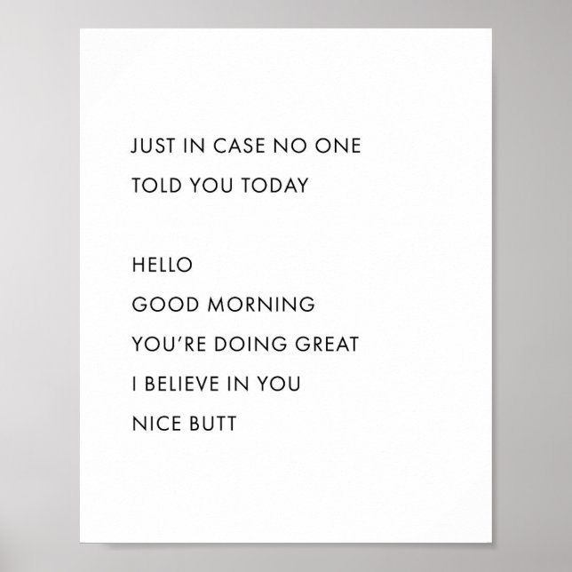 Póster En Funda Nadie Te Dijo Hoy. Hola Buenos Mores (Frente)