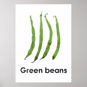 Póster En - Green beans