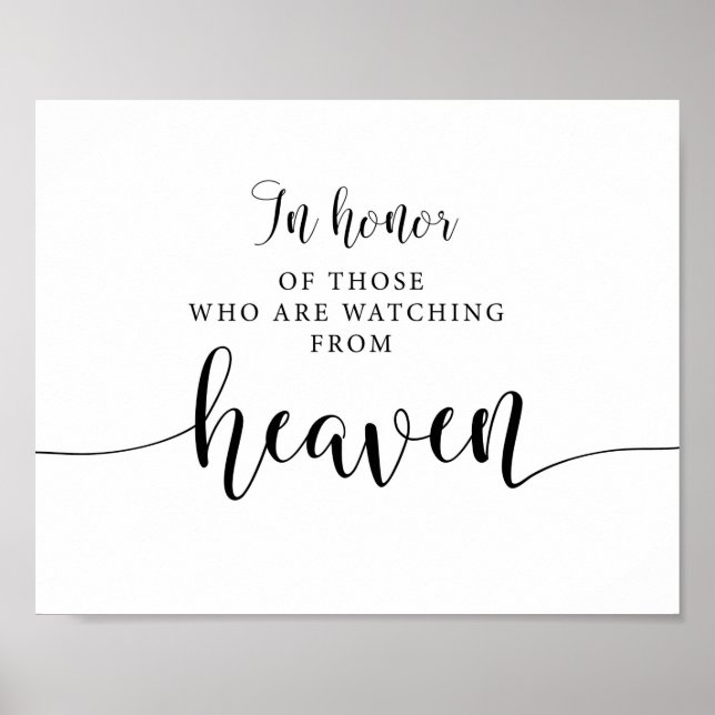 Póster En Honor De Aquellos Que Están Viendo Desde El Cie (Frente)