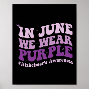 Póster En Junio Usamos El Mes G De Conciencia Sobre El Al