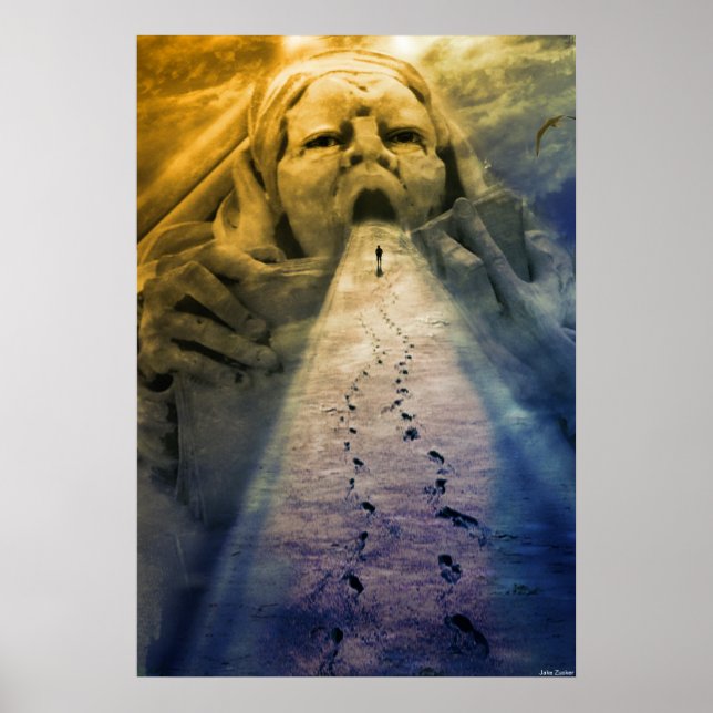 Póster En la boca del gigante (Frente)