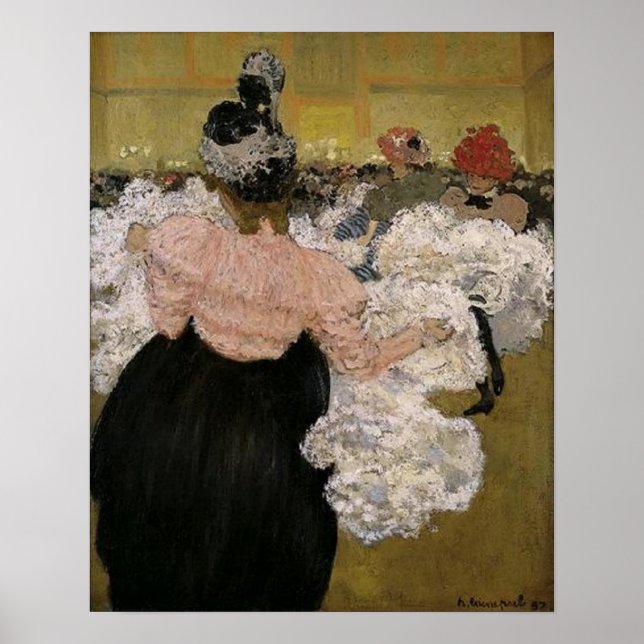 Póster En la Burlesque de Henri Evenepoel (Frente)