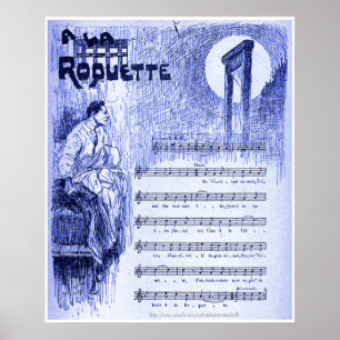 Póster "En la calle - música de Aristide Bruant, París 18