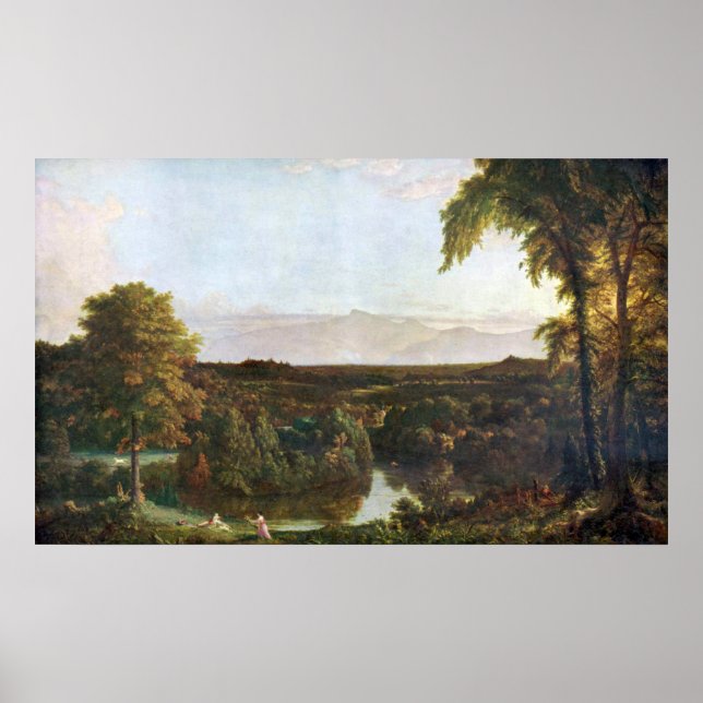 Póster En la Catarts - Thomas Cole por Frederick Church (Frente)