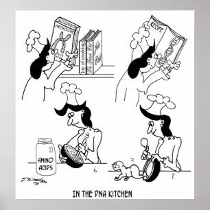 Póster En la cocina del ADN