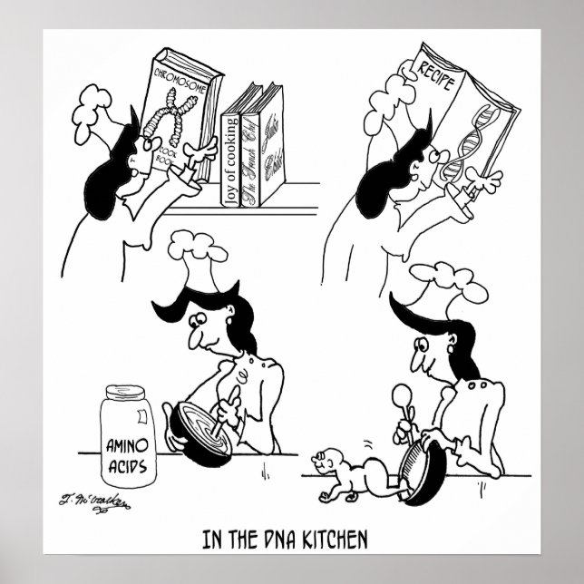 Póster En la cocina del ADN (Frente)