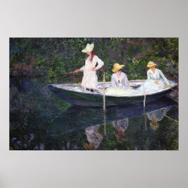 Póster En la corteza - Claude Monet - 1887 (Frente)