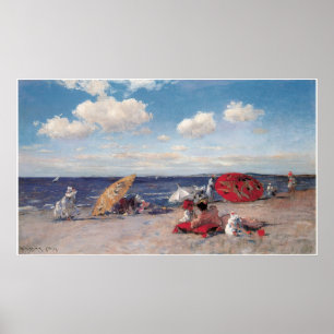 Póster En la costa, 1892