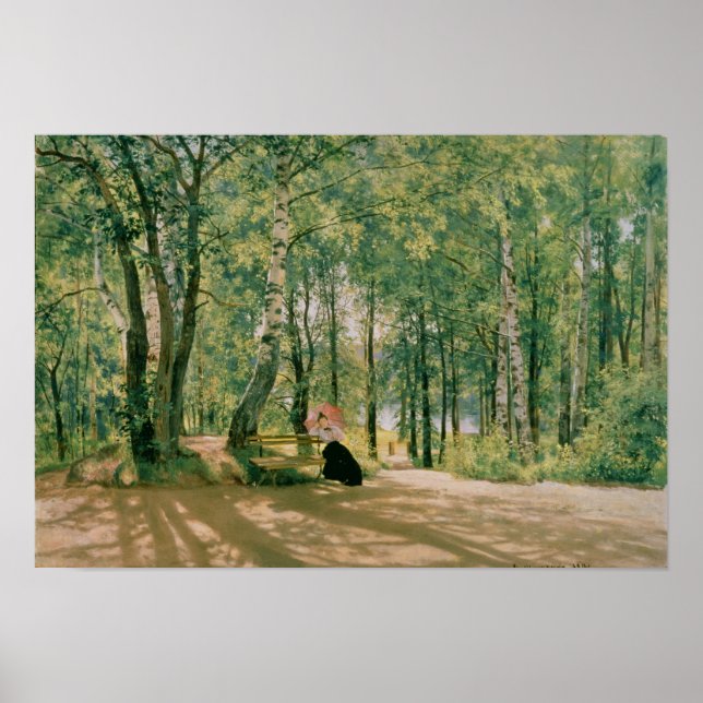 Póster En la Cottage de verano de 1894 (Frente)