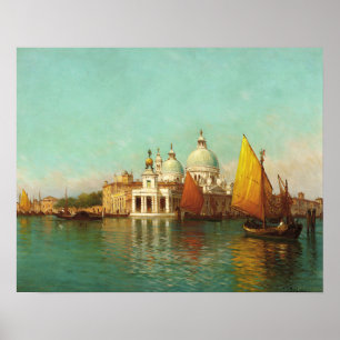 Póster En la entrada al Gran Canal, Venecia