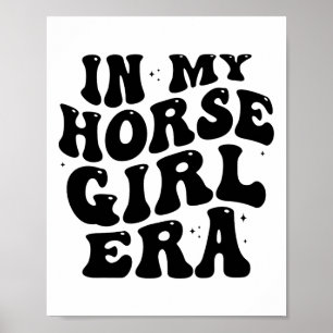 Póster En la era de mi Chica ecuestre cabalgando por G