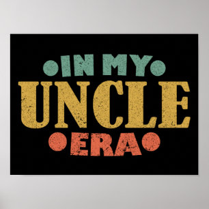 Póster En la era de mi tío, familia del día del padre ret