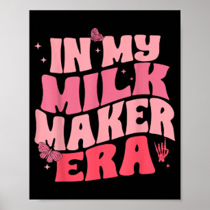 Póster En la era de Milk Maker, lactancia materna, traje