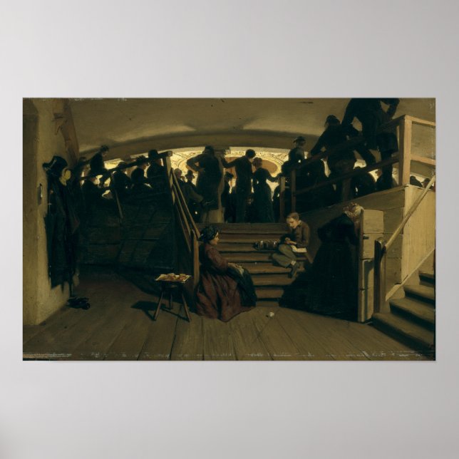 Póster En la Galería del Teatro Estatal de Hamburgo (Frente)