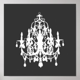 Póster En la lámpara de araña de amor ~ COLOR DE CAMBIO /