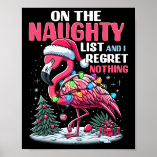 Póster En La Lista Triste Y No Lamento Nada Flamingo