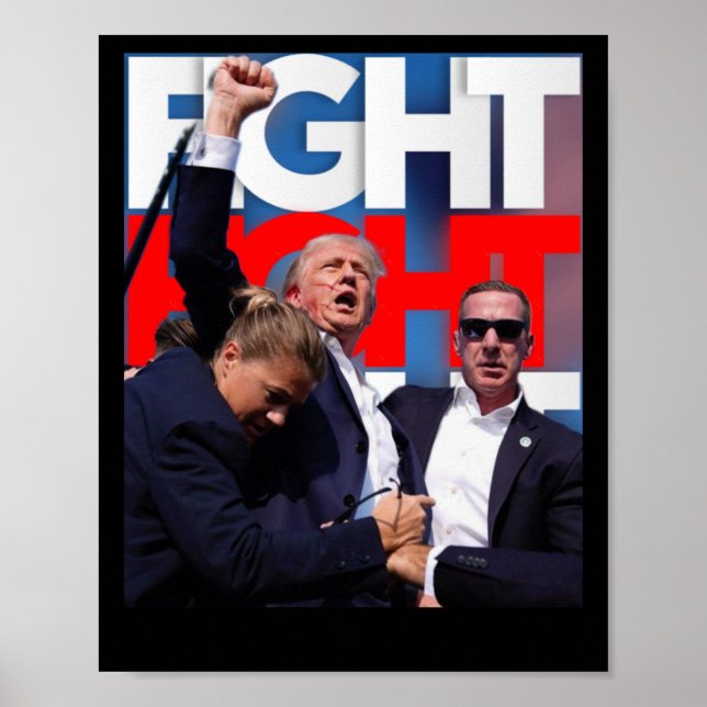 Póster En la lucha de Trump por Estados Unidos Trump Inde (Frente)